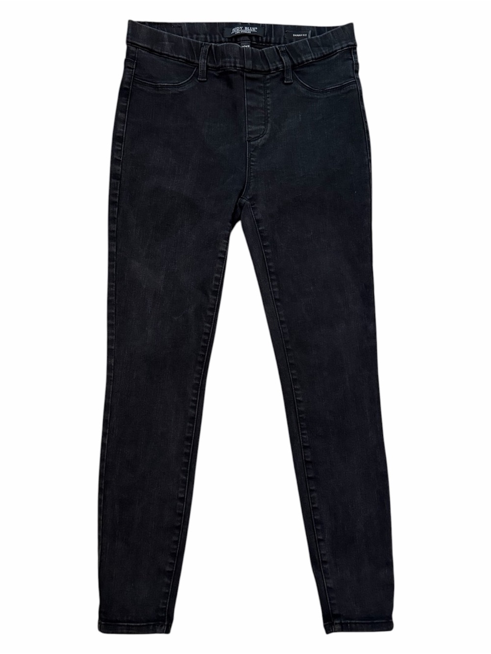 JUDY BLUE Black Skinny Fit Pull On Jeggings Size 5/27